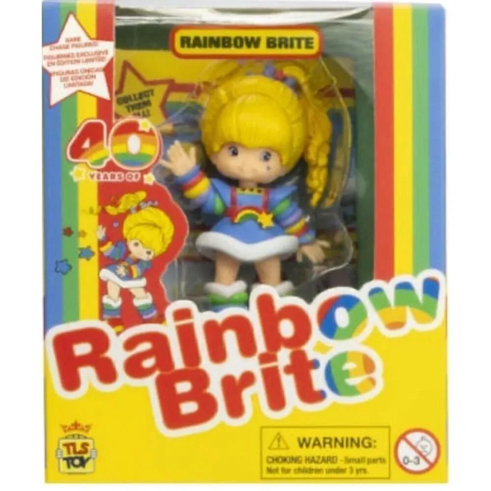 TLS Toys Rainbow Brite 40th Anniversary Mini Figure New in Box Cheebee rare 80s